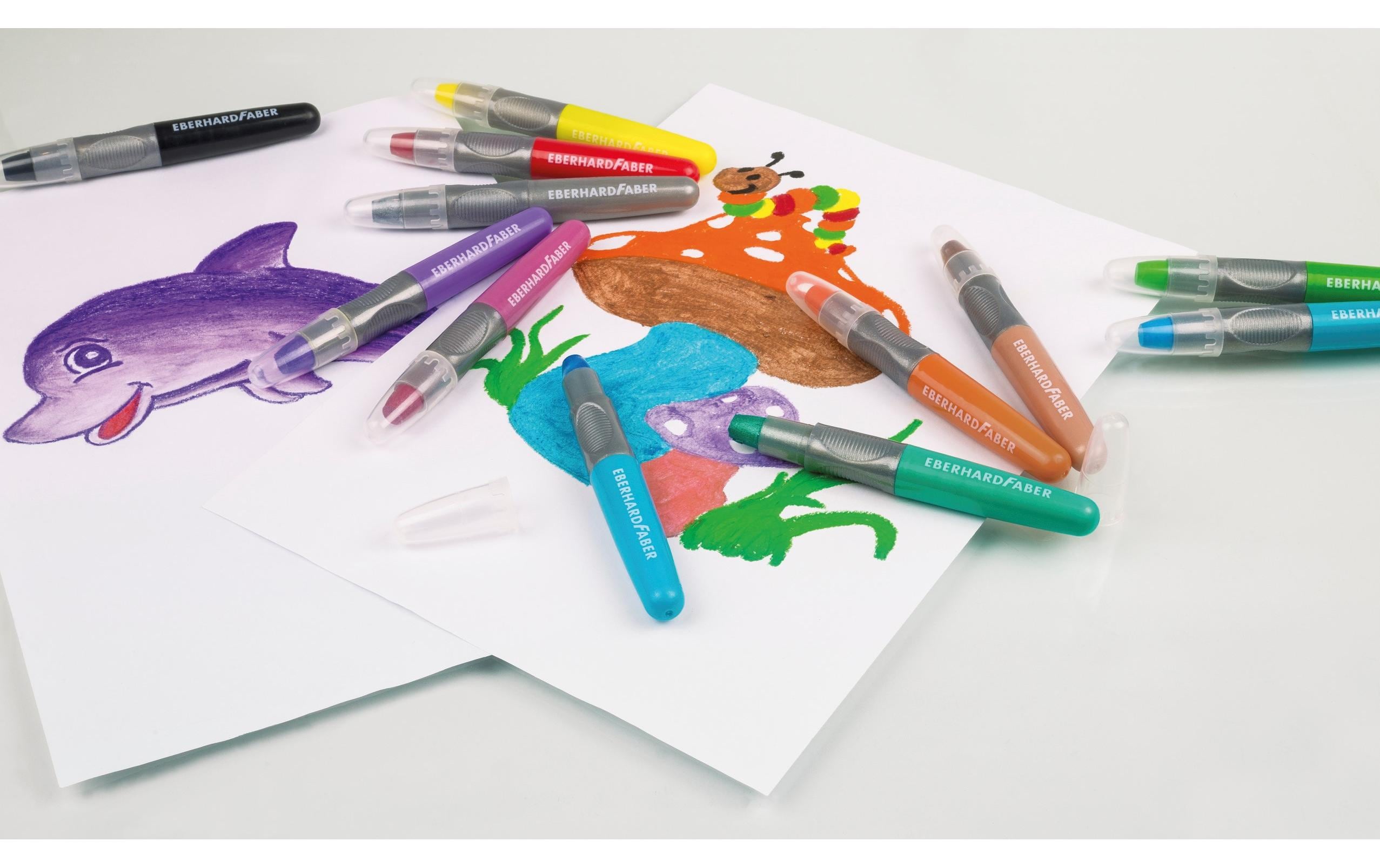 Eberhard Faber Farbstifte Gel Basic, 6 Stück