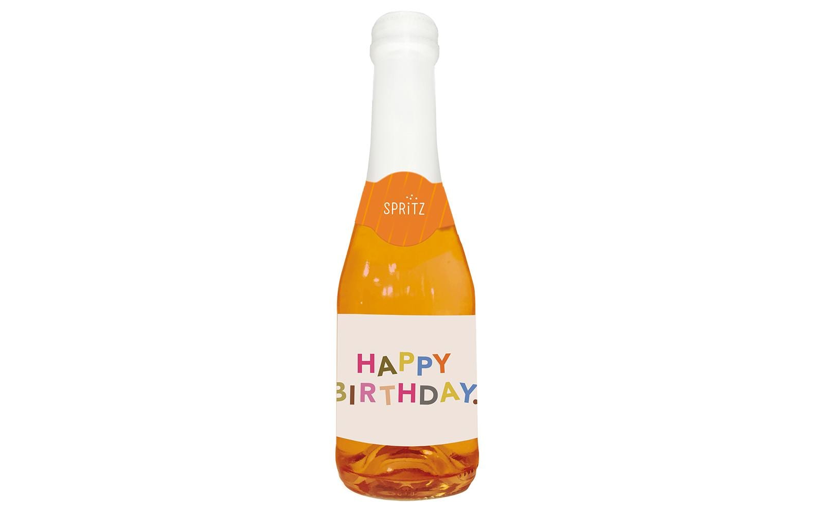 Grafik Werkstatt Aperitivo Spritz-Flasche Happy Birthday 0.2 l