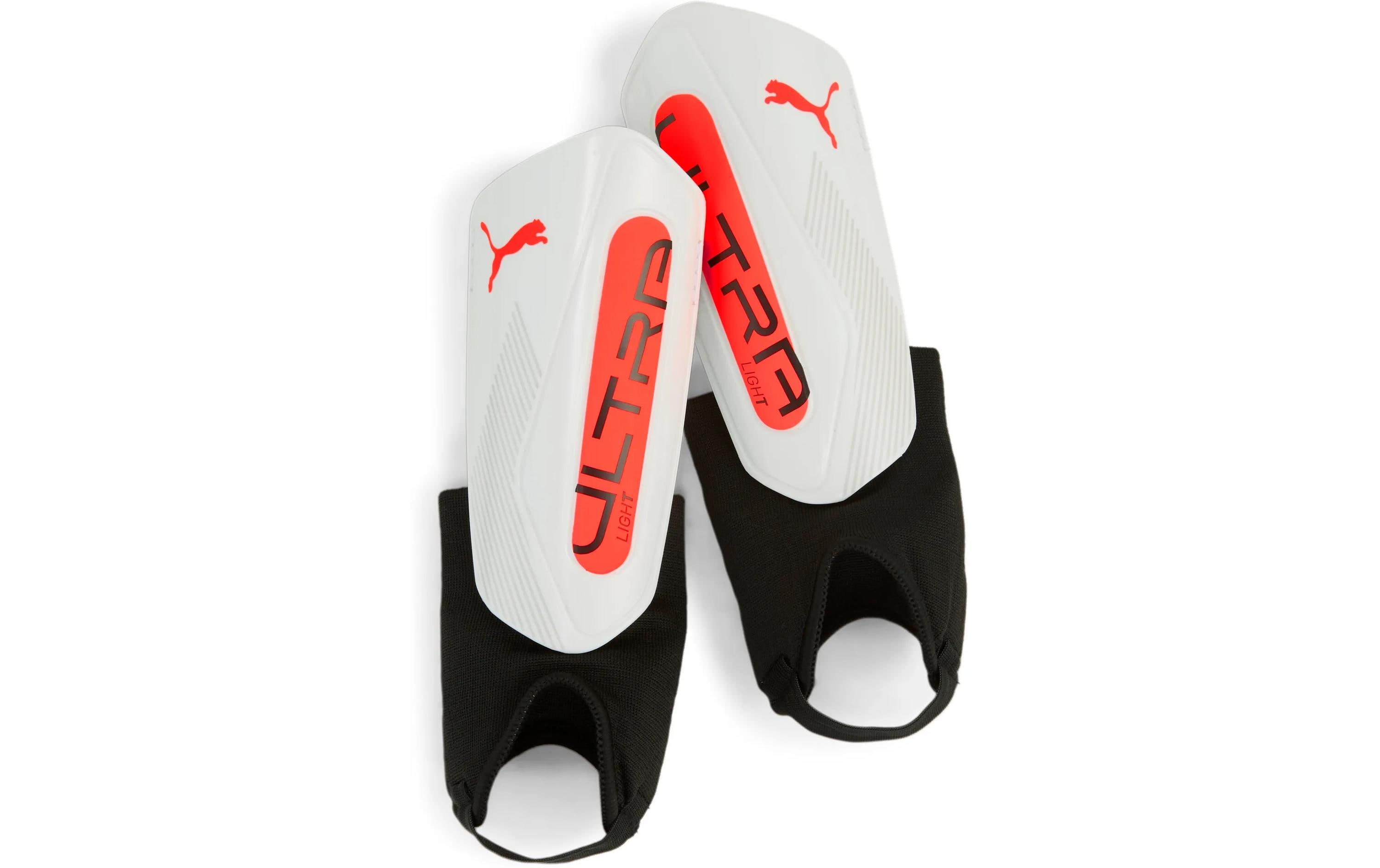 PUMA Shinguards Ultra Light Ankle M, Weiss