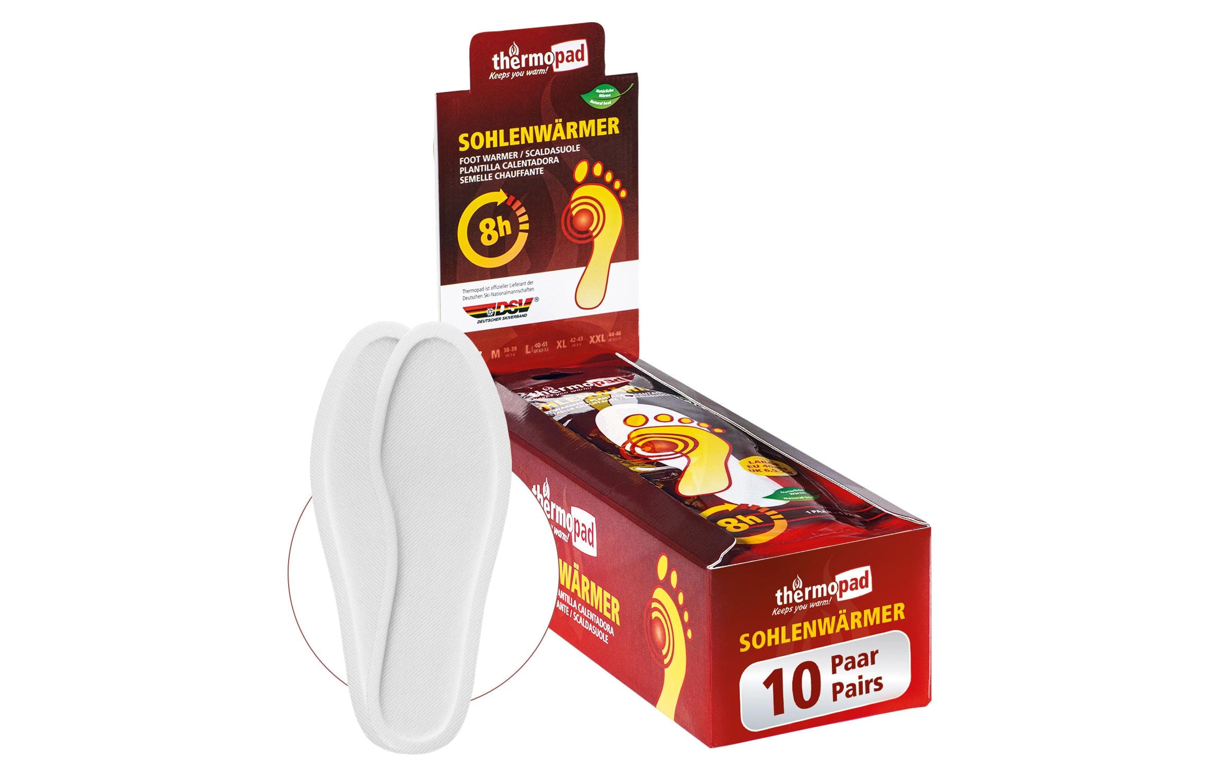 Thermopad multi Wärmepad Sohlenwärmer S Gr. 36 - 37, 10er Pack Thermopad multi Wärmepad Sohlenwärmer S Gr. 36 - 37, 10er Pack
