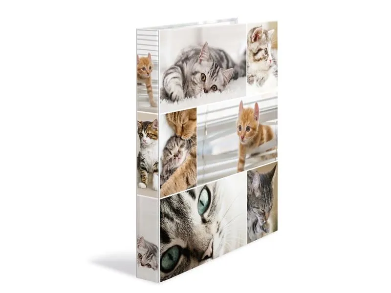 HERMA Ringbuch Katzen 2-Ring 3.5 cm, Mehrfarbig HERMA Ringbuch Katzen 2-Ring 3.5 cm, Mehrfarbig