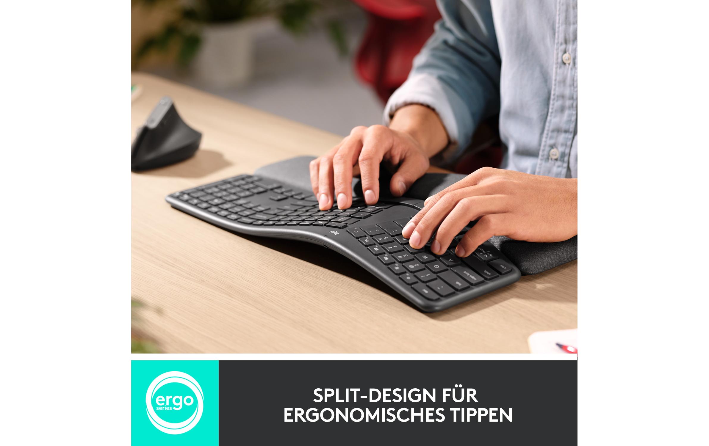 Logitech Tastatur Ergo K860