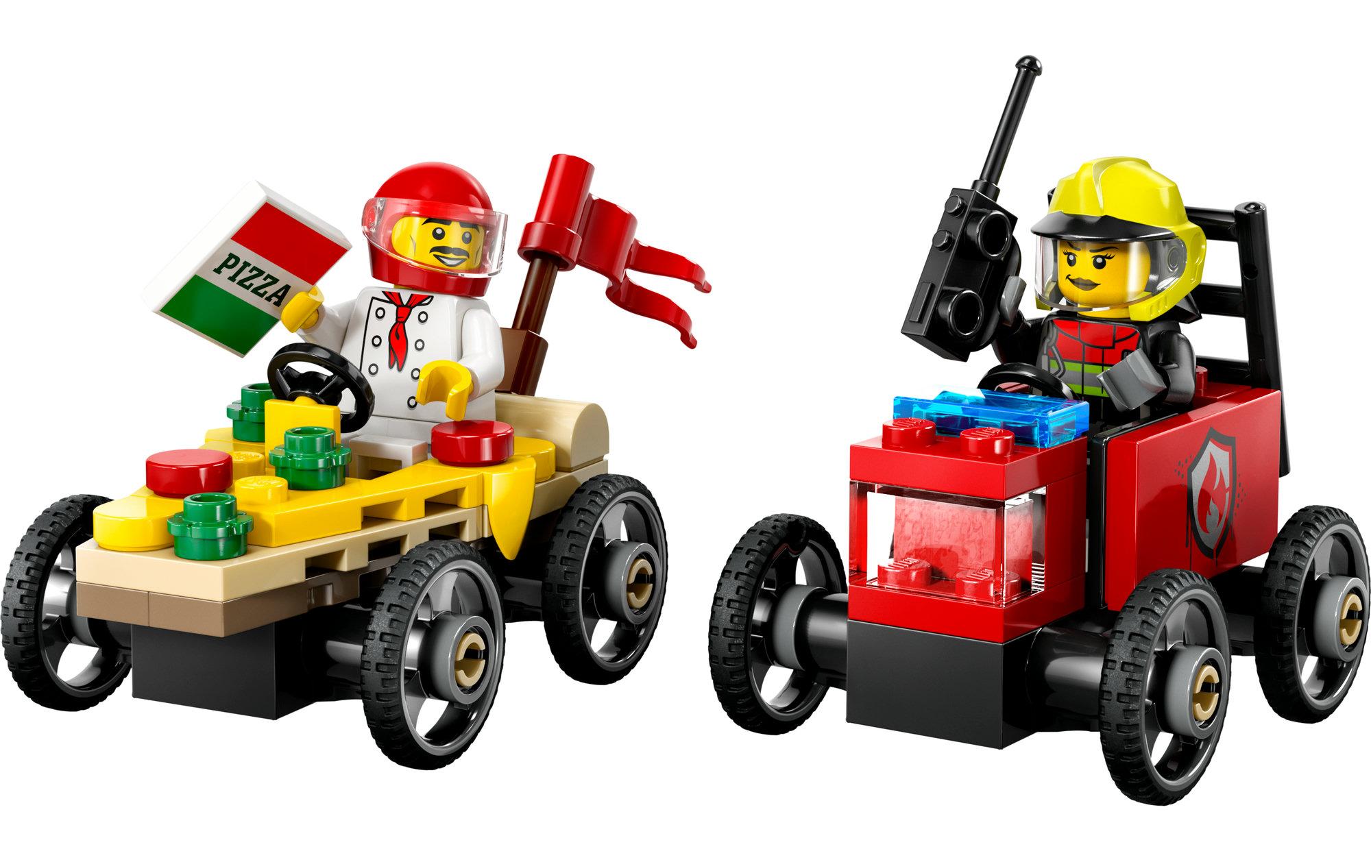 LEGO® City Pizzalieferwagen vs. Löschauto 60460