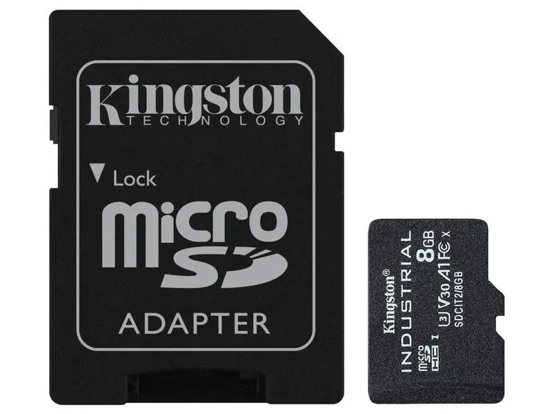 Kingston microSDHC-Karte Industrial UHS-I 8 GB