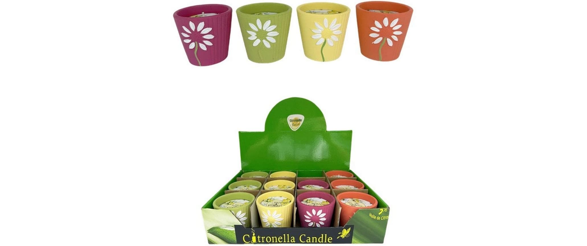 Dameco Gartenkerze Citronella 4-er Set