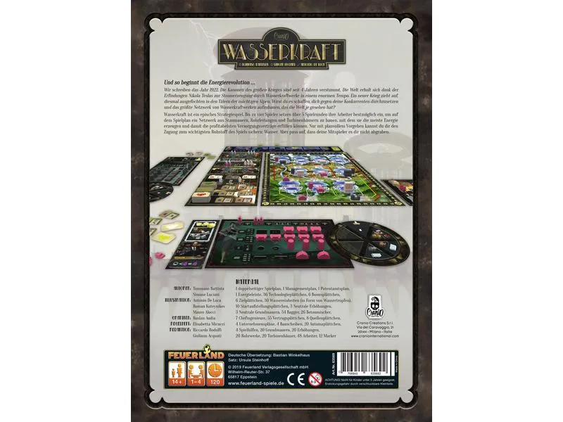 Feuerland Expertenspiel Wasserkraft Feuerland Expertenspiel Wasserkraft
