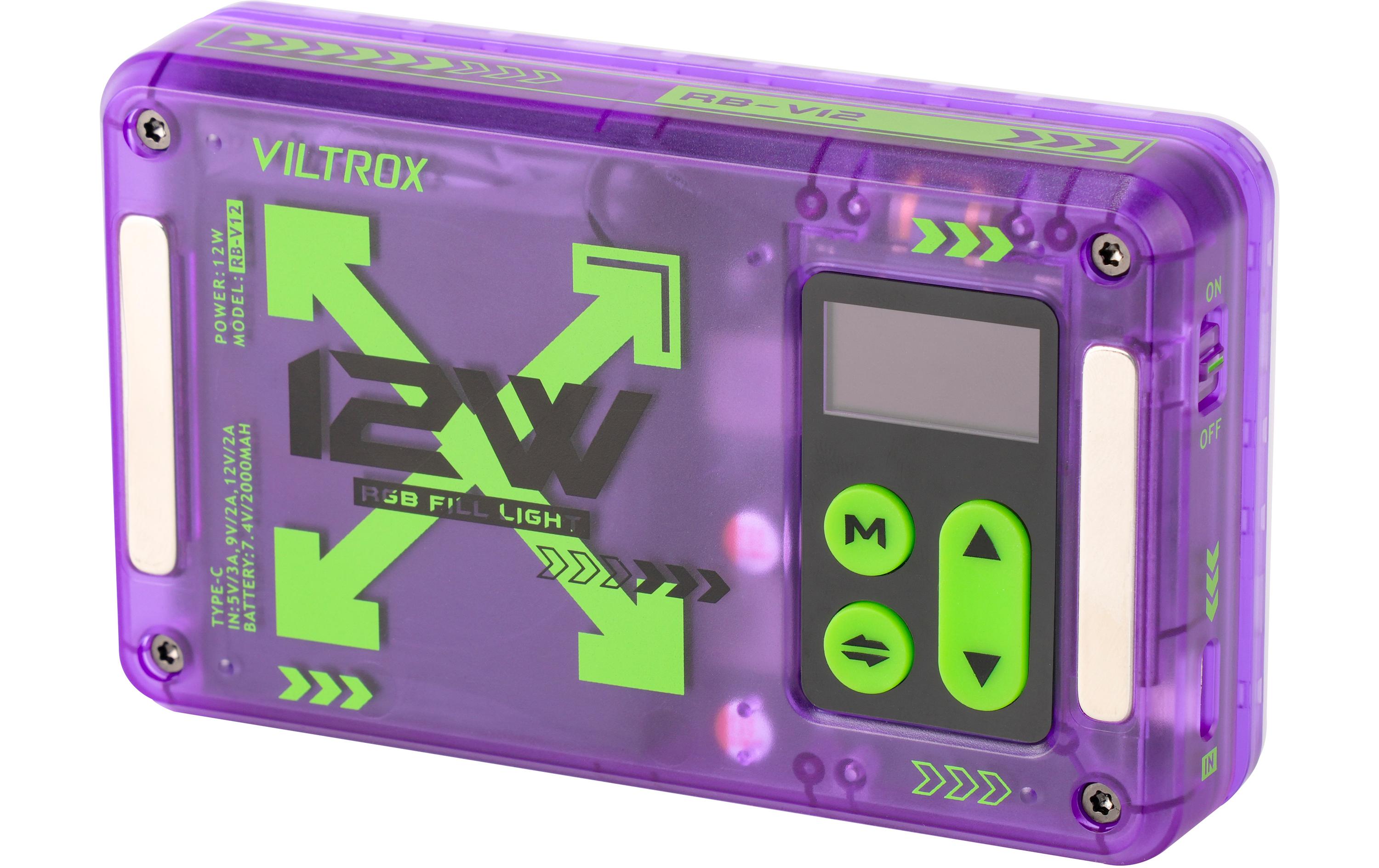 Viltrox Videoleuchte RB-V12 RGB LED Light Panel Viltrox Videoleuchte RB-V12 RGB LED Light Panel