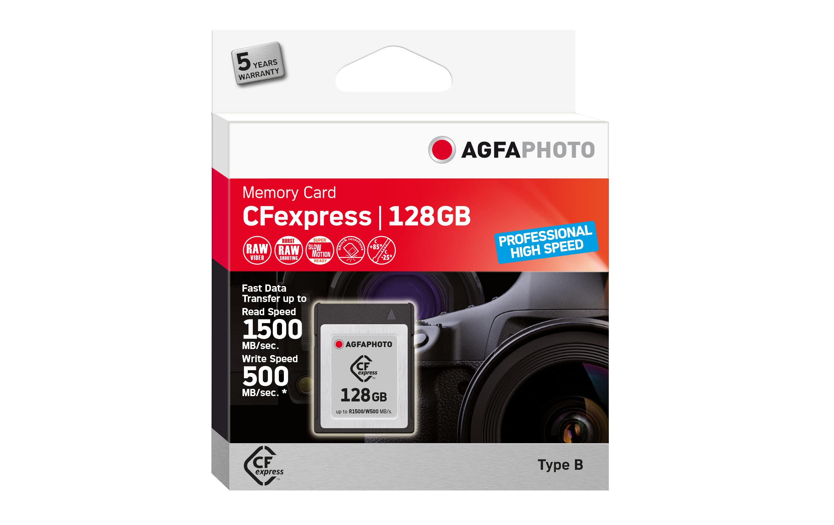 AgfaPhoto CFexpress-Karte Professional 128 GB