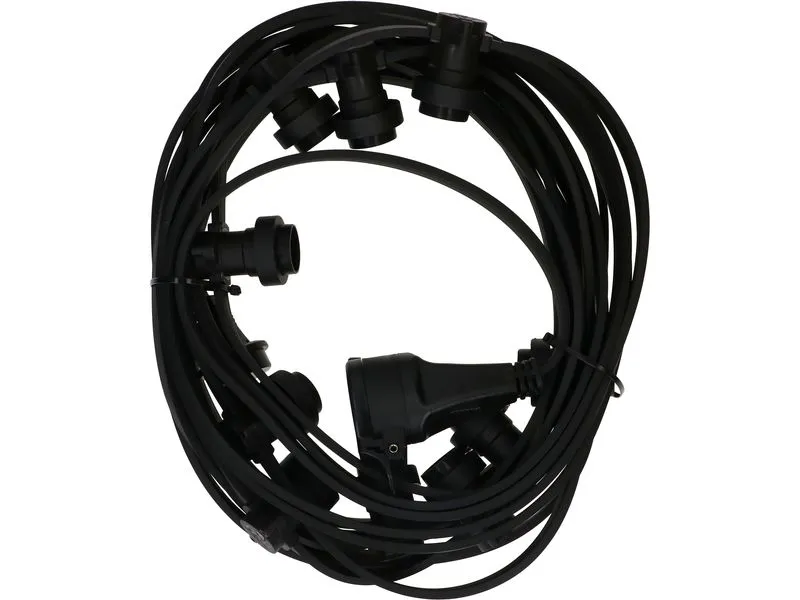 Max Hauri Lichterkette outdoor 10x E27 ILLU5 x 13 L=11.5m Typ 11 IP55