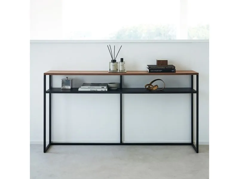 Yamazaki Konsolentisch TOWER 126 x 65 cm, Schwarz