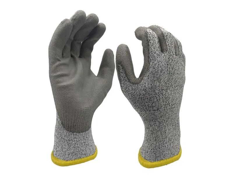 FTM Schnittschutzhandschuh Klasse B, Nylon M, Grau, 12 Stück