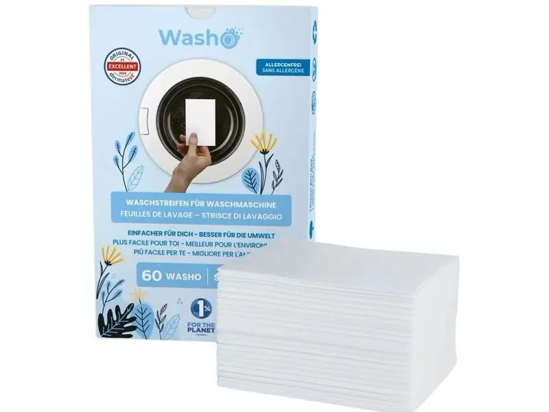 Washo Waschstreifen Sensitive 60 Stück Washo Waschstreifen Sensitive 60 Stück