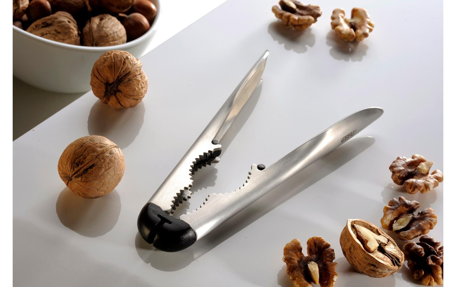 GEFU Nussknacker Nocetto 18 cm, Schwarz/Silber