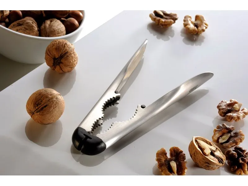 GEFU Nussknacker Nocetto 18 cm, Schwarz/Silber