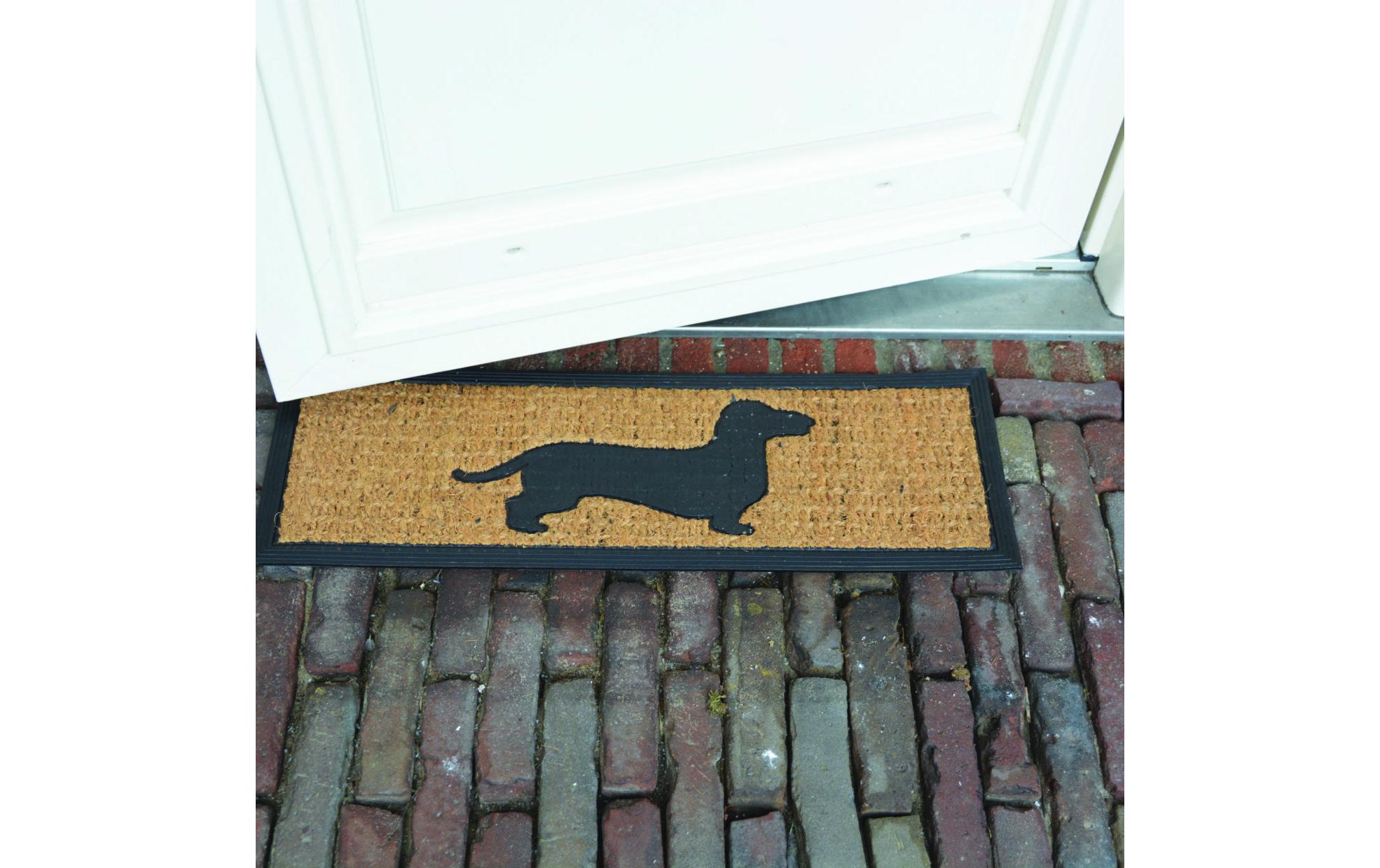 Esschert Design Fussmatte Dackel 25.3 cm/75 cm x 75.1 cm