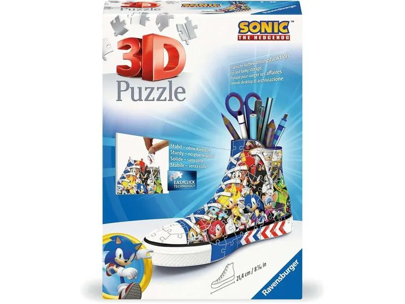 Ravensburger 3D Puzzle Sneaker Sonic the Hedgehog