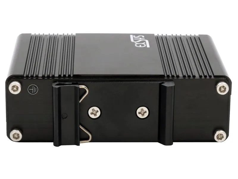 Exsys Medienkonverter EX-60340, 60W, SFP, mit PoE+