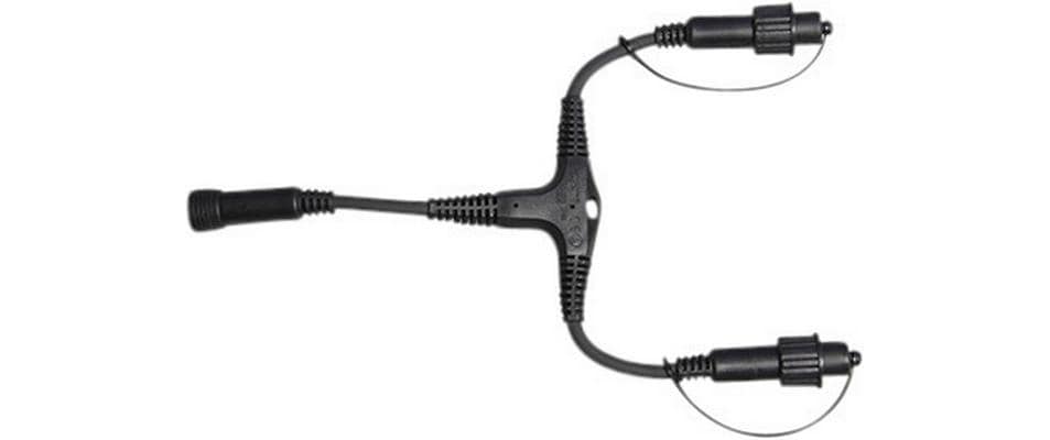 Star Trading Splitter, LED/EXPO/FOCUS, 2-Fach, 0.5 m, Schwarz