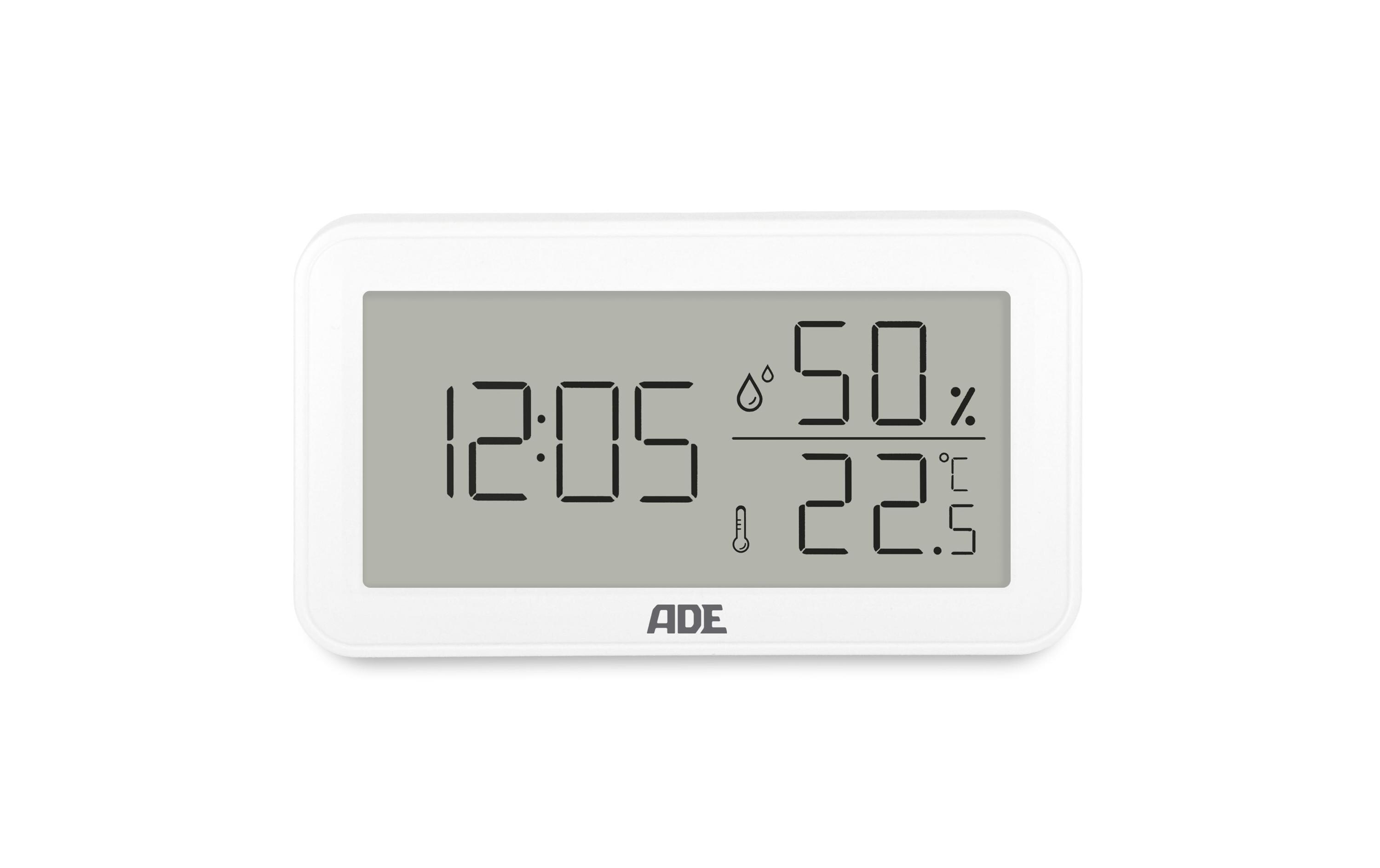 ADE Wetterstation Thermo-Hygrometer 15 cm, Weiss ADE Wetterstation Thermo-Hygrometer 15 cm, Weiss