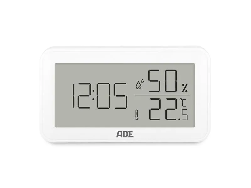 ADE Wetterstation Thermo-Hygrometer 15 cm, Weiss ADE Wetterstation Thermo-Hygrometer 15 cm, Weiss