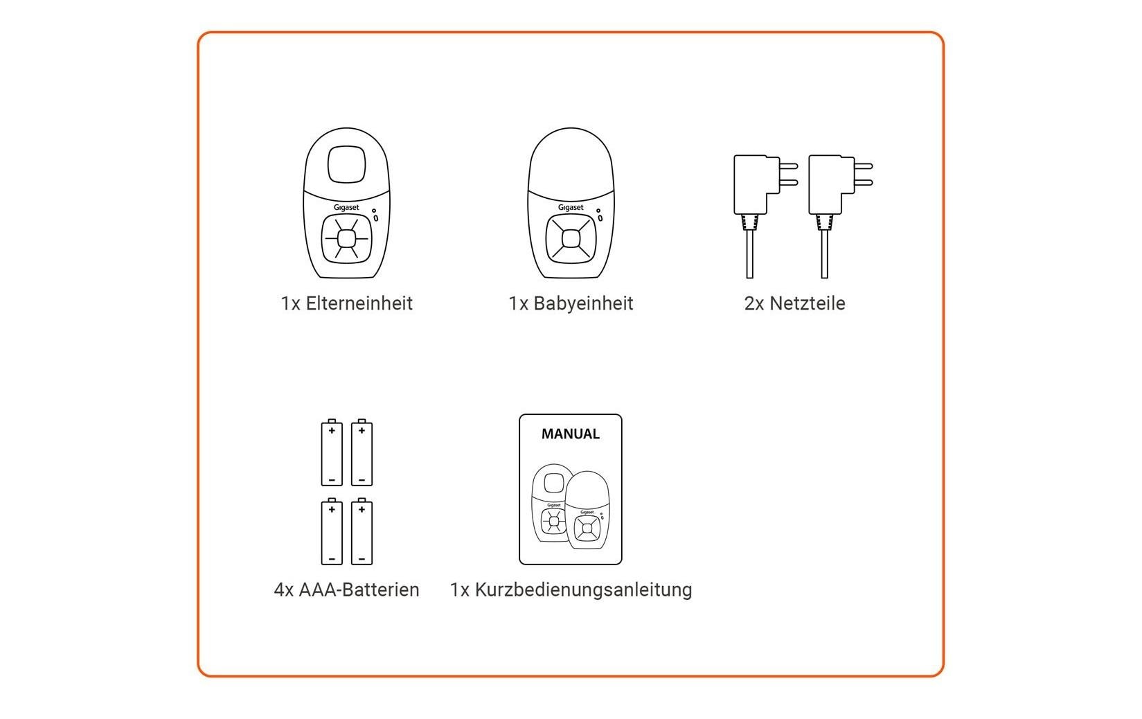 Gigaset Babyphone Baby 100 Audio
