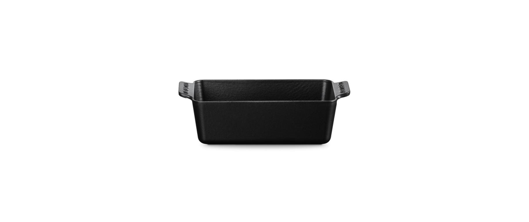 Le Creuset Backform Rechteckig 23 x 13 cm, Schwarz Matt