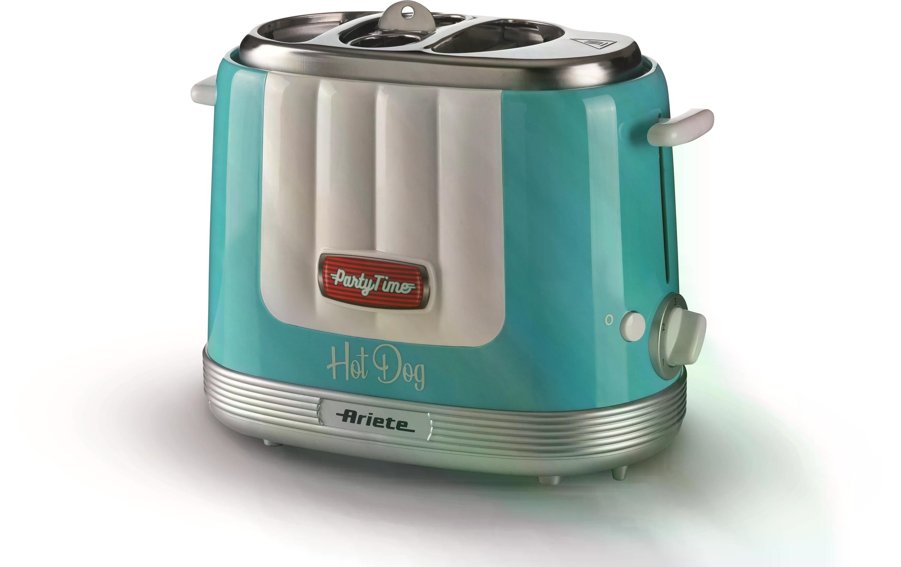 Ariete Hot Dog Maschine Party Time ARI-206-BL Blau Ariete Hot Dog Maschine Party Time ARI-206-BL Blau