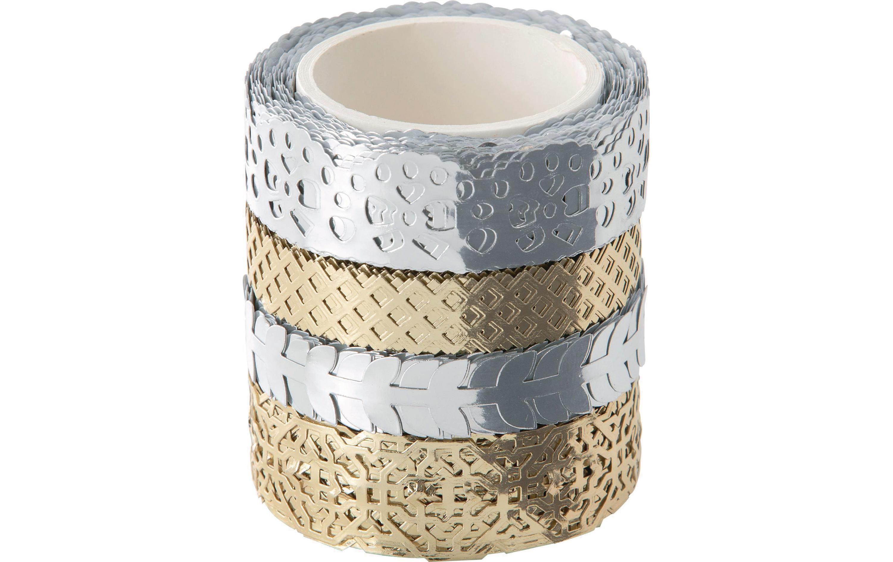 Folia Washi Tape Spitzenbordüre, 4 Stück Folia Washi Tape Spitzenbordüre, 4 Stück