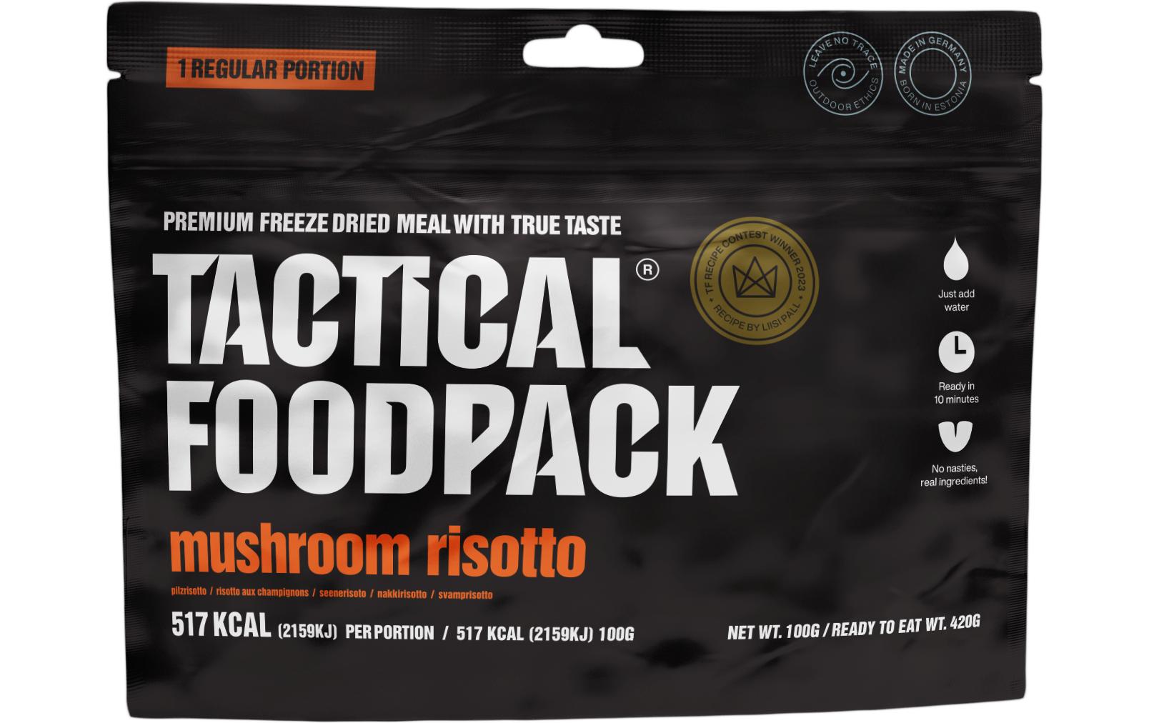Tactical Foodpack Hauptgericht Pilz-Risotto Tactical Foodpack Hauptgericht Pilz-Risotto