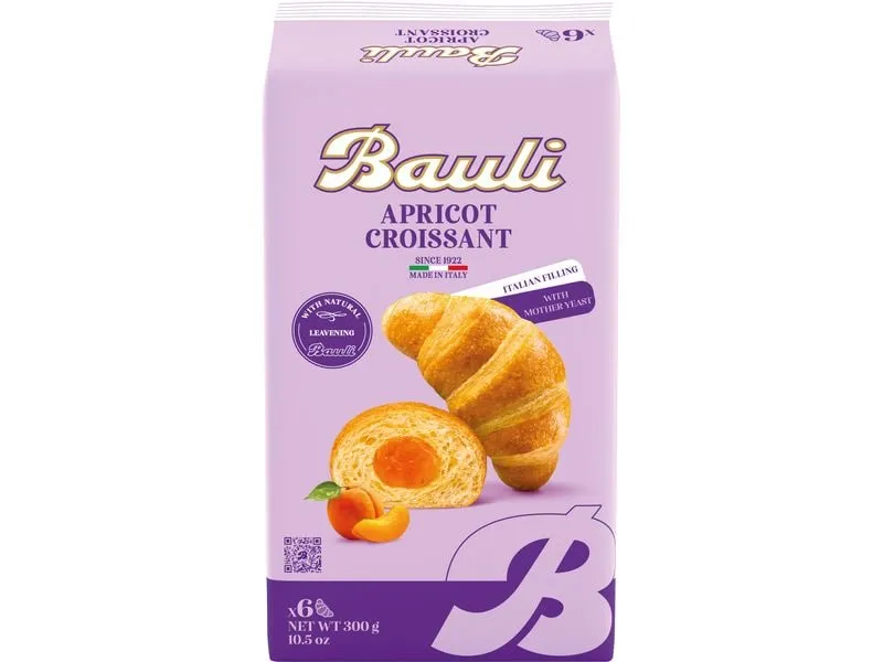 Bauli Croissant – Aprikose 6 Stück, 300 g Bauli Croissant – Aprikose 6 Stück, 300 g