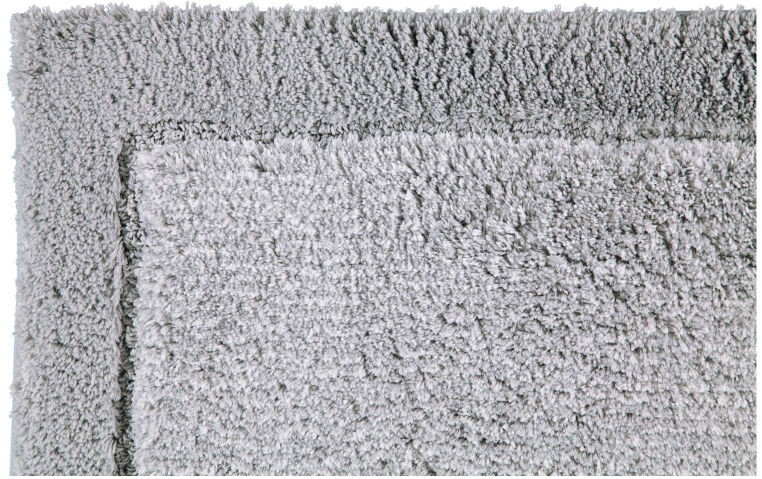 Cawö Badteppich Two-Tone 70 x 120 cm, Platin