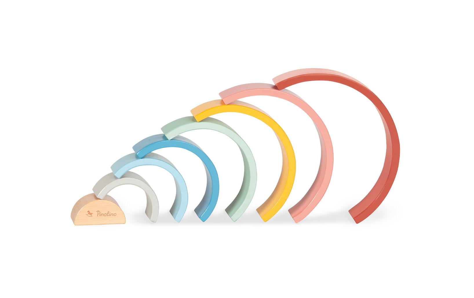 Pinolino Stapelspielzeug Holz-Regenbogen Ruby