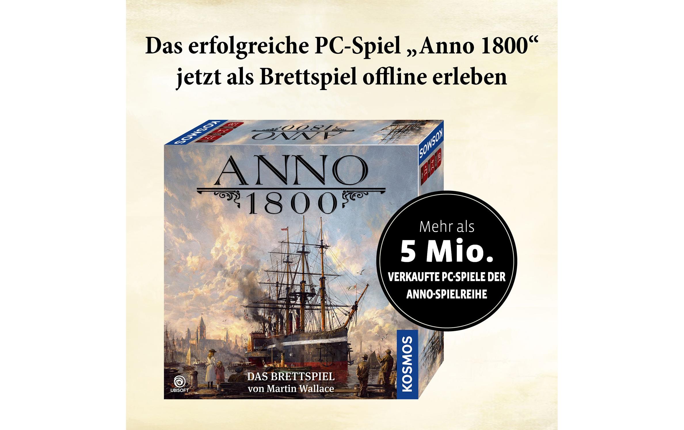 Kosmos Kennerspiel Anno 1800 - Das Brettspiel Kosmos Kennerspiel Anno 1800 - Das Brettspiel