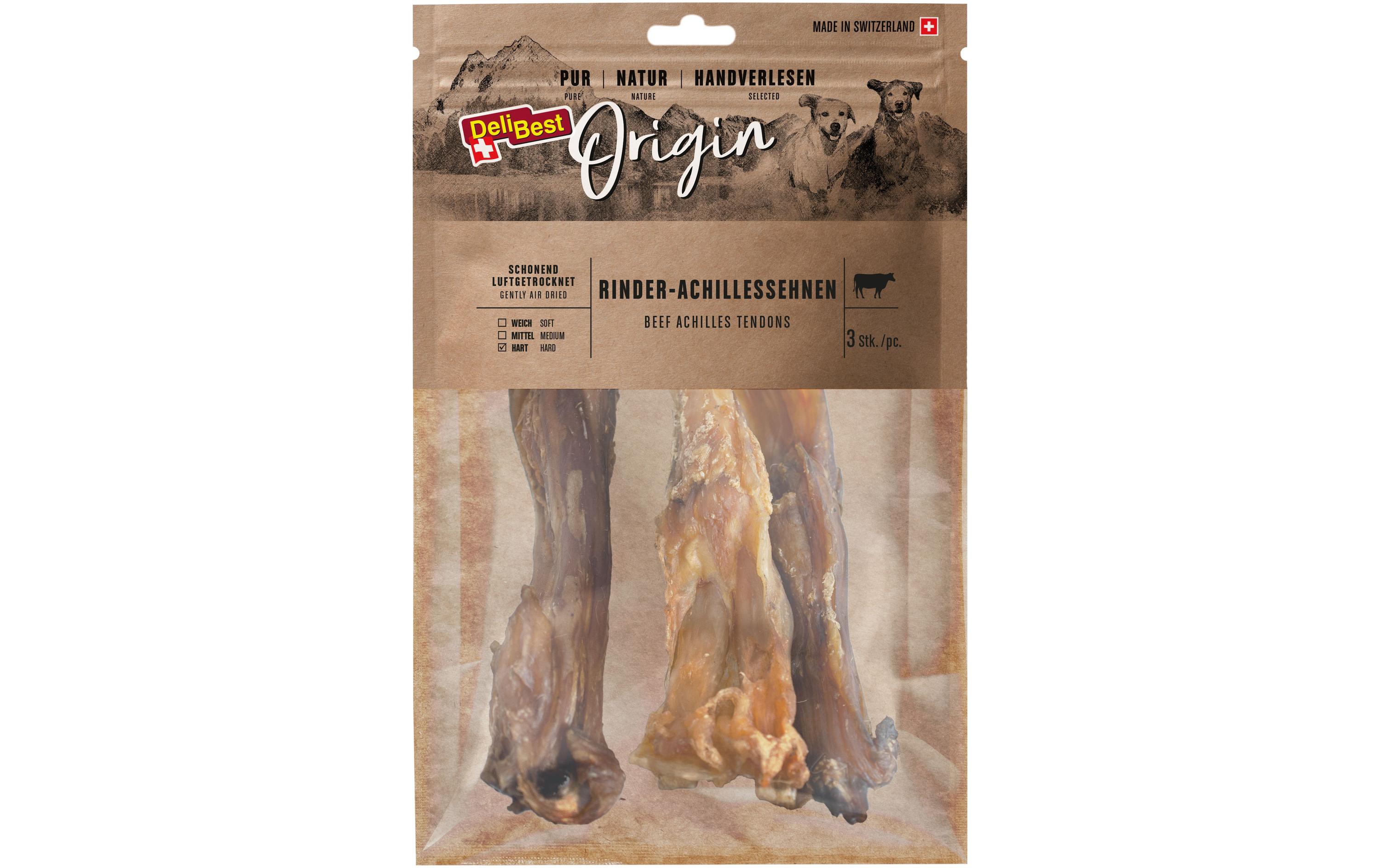 DeliBest Kausnack Origin Rinder-Achillessehnen 3 Stk. DeliBest Kausnack Origin Rinder-Achillessehnen 3 Stk.