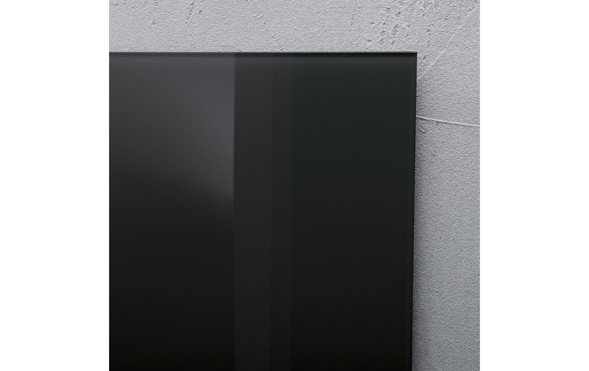 Sigel Magnethaftendes Glassboard Artverum 40 cm x 60 cm, Schwarz