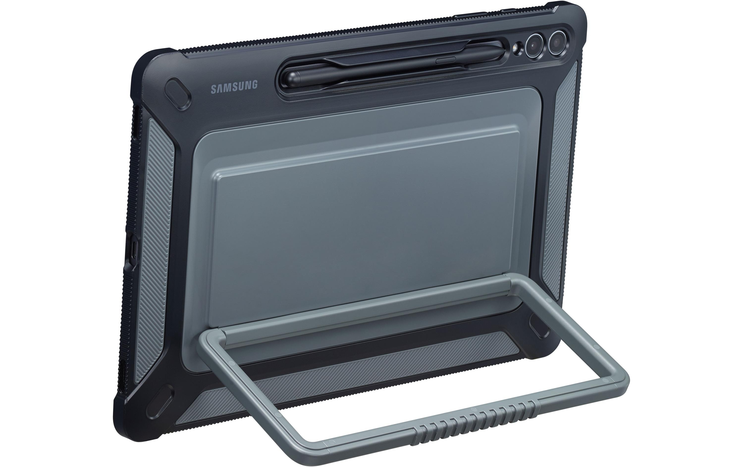 Samsung Tablet Book Cover Outdoor Galaxy Tab S9+ Schwarz