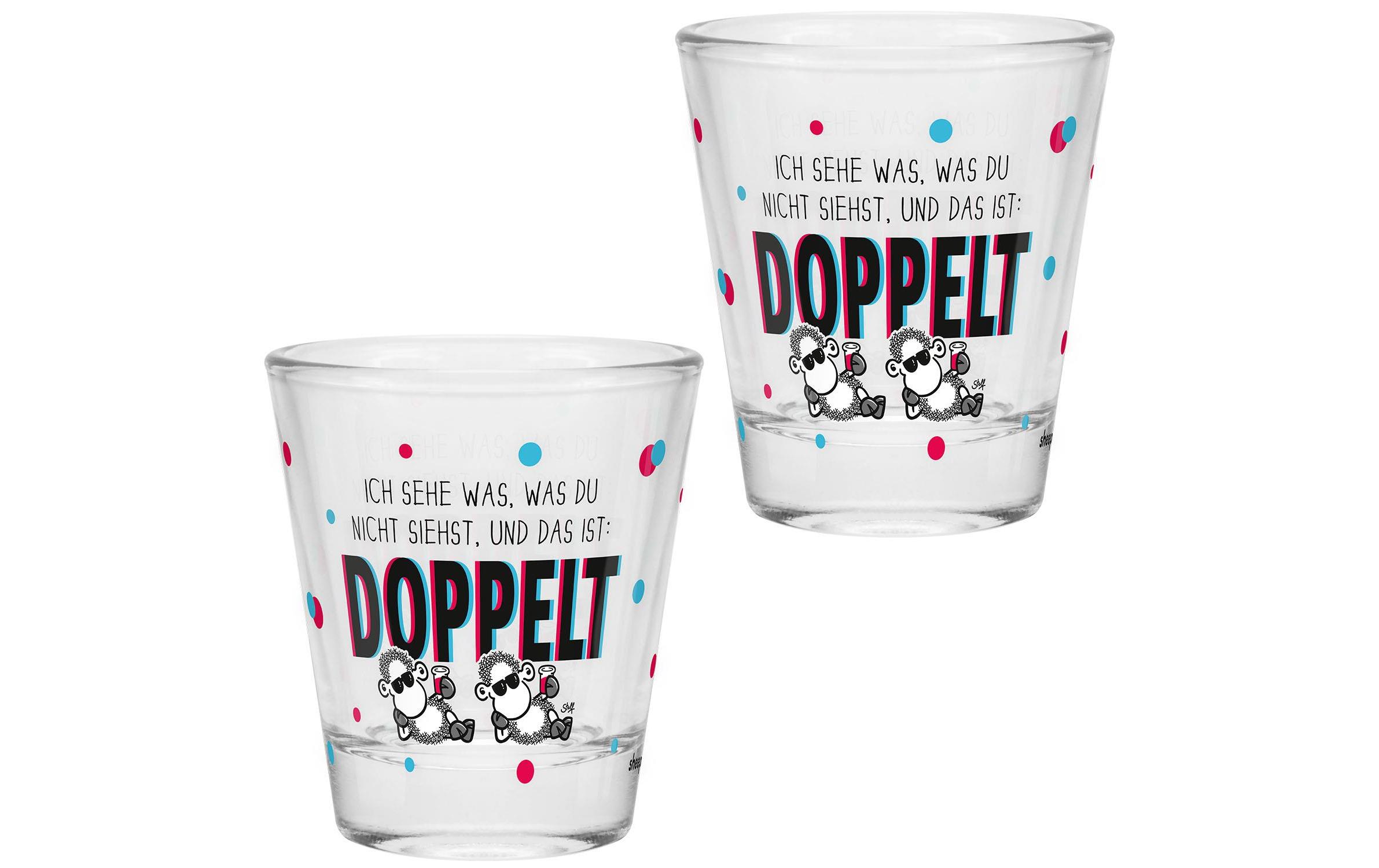 Sheepworld Schnapsglas Doppelt 60 ml, 1 Stück