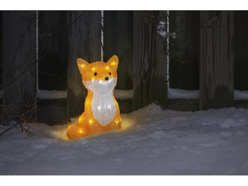 Konstsmide LED-Figur Acryl Fuchs, 27 cm Konstsmide LED-Figur Acryl Fuchs, 27 cm