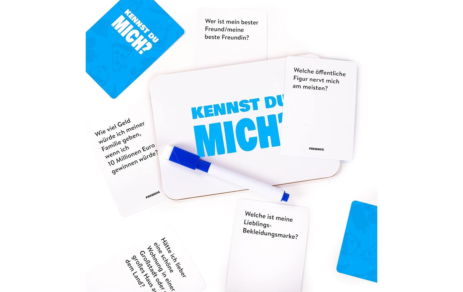 THE WORLD GAME Kartenspiel Kennst Du mich – Freunde -DE-