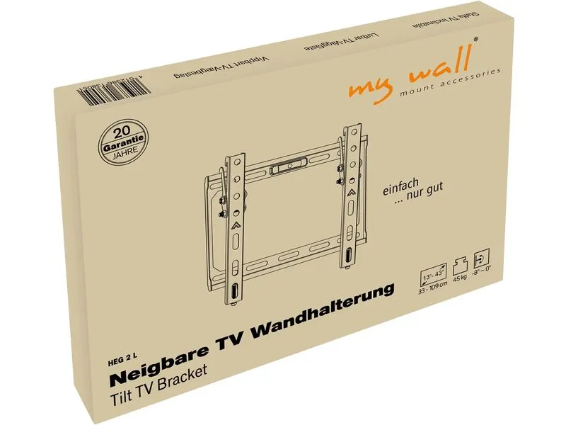 My Wall Wandhalterung HEG2L Economy-Line Schwarz