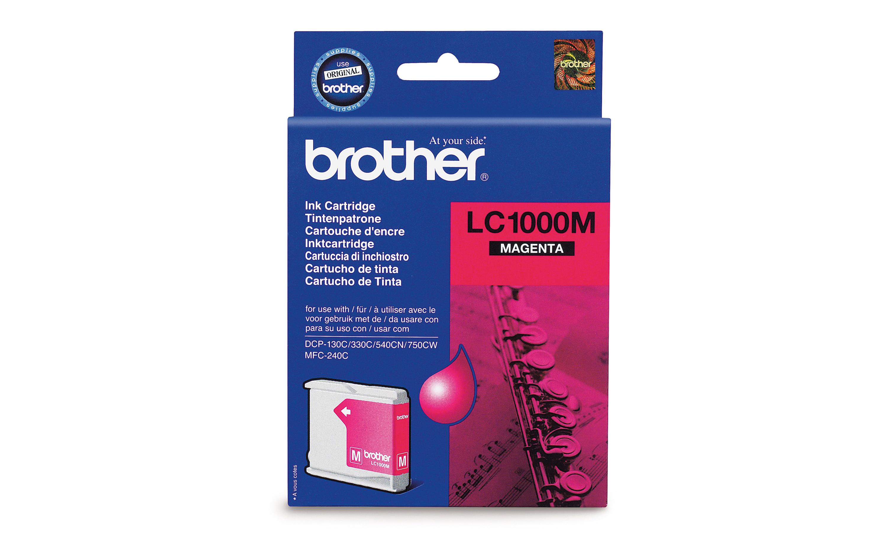 Brother Tinte LC-1000M Magenta Brother Tinte LC-1000M Magenta