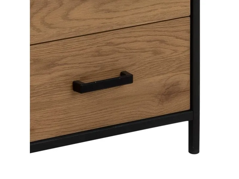 AC Design Regal Seaford 42 x 35 x 185 cm, Eiche