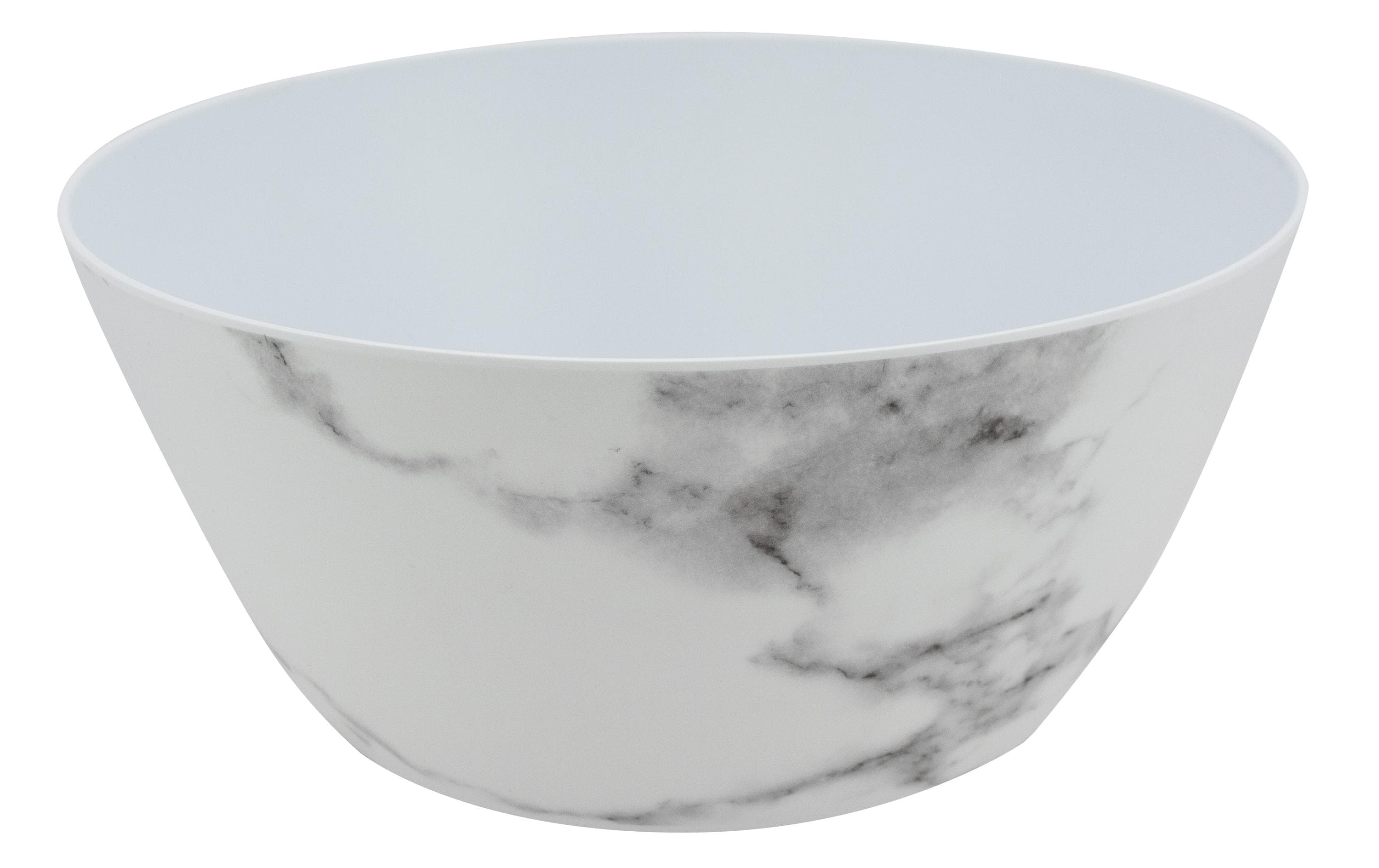 Eurotrail Outdoor-Geschirrset Marble Weiss