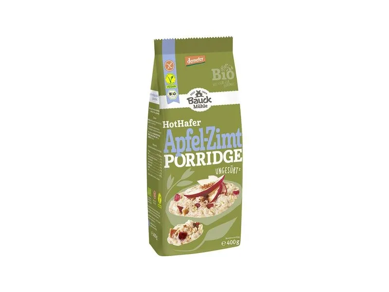 Bauck Mühle Hot Hafer Apfel-Zimt Porridge 400 g Bauck Mühle Hot Hafer Apfel-Zimt Porridge 400 g