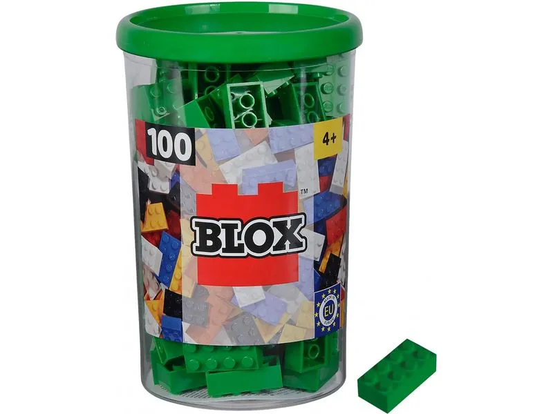 BLOX Bausteine 100 grüne 8er Steine