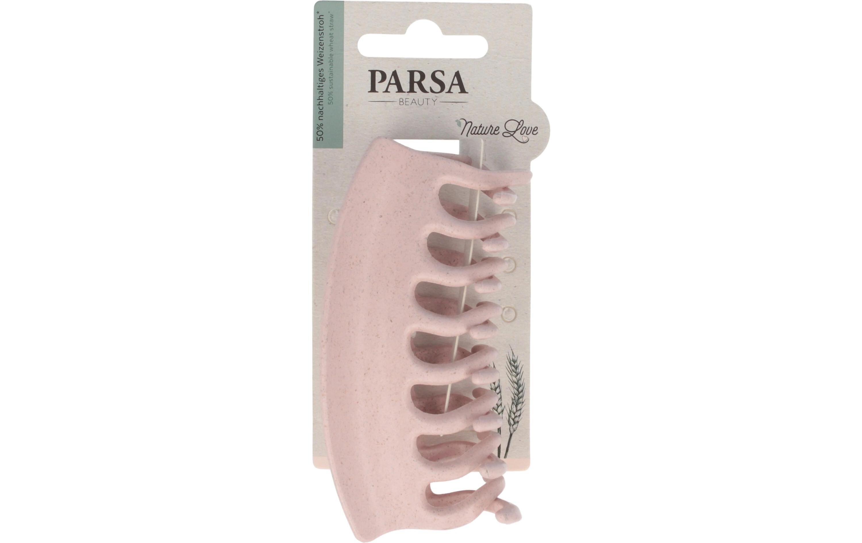 Parsa Beauty Haarklemme Nature Love gross Rosa 1 Stück