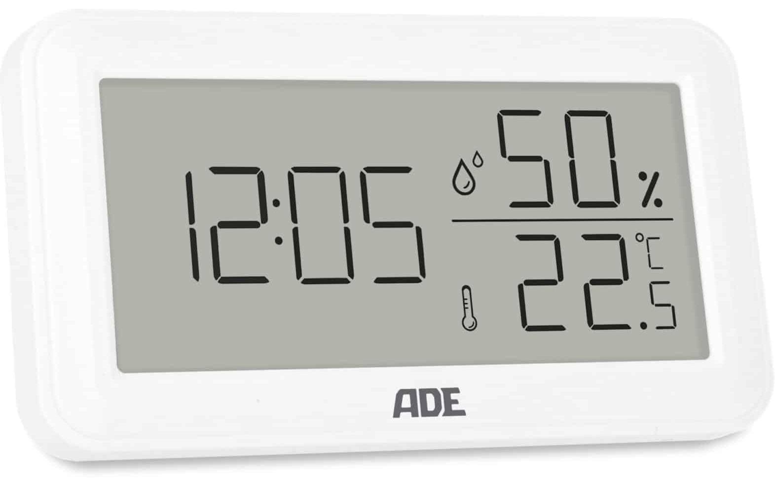 ADE Wetterstation Thermo-Hygrometer 15 cm, Weiss ADE Wetterstation Thermo-Hygrometer 15 cm, Weiss