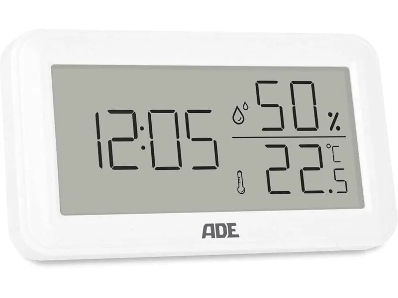 ADE Wetterstation Thermo-Hygrometer 15 cm, Weiss ADE Wetterstation Thermo-Hygrometer 15 cm, Weiss