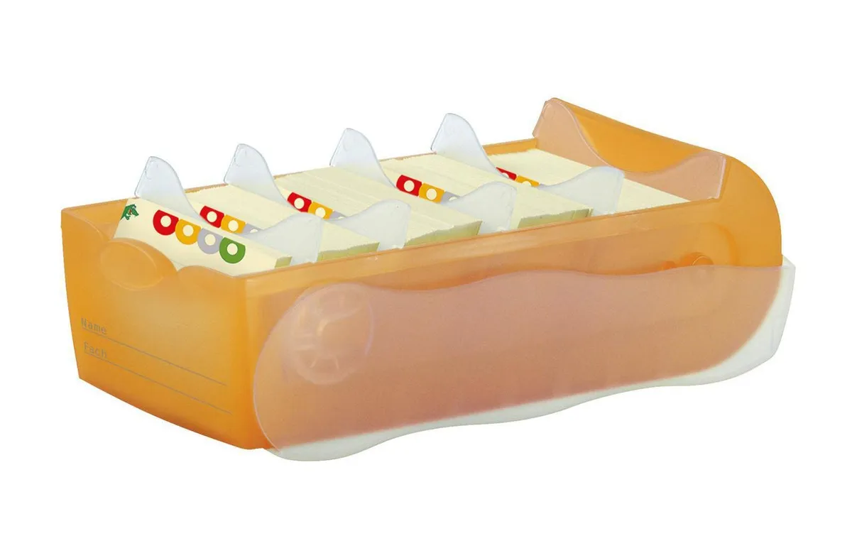 HAN Karteibox Croco A7 Orange HAN Karteibox Croco A7 Orange
