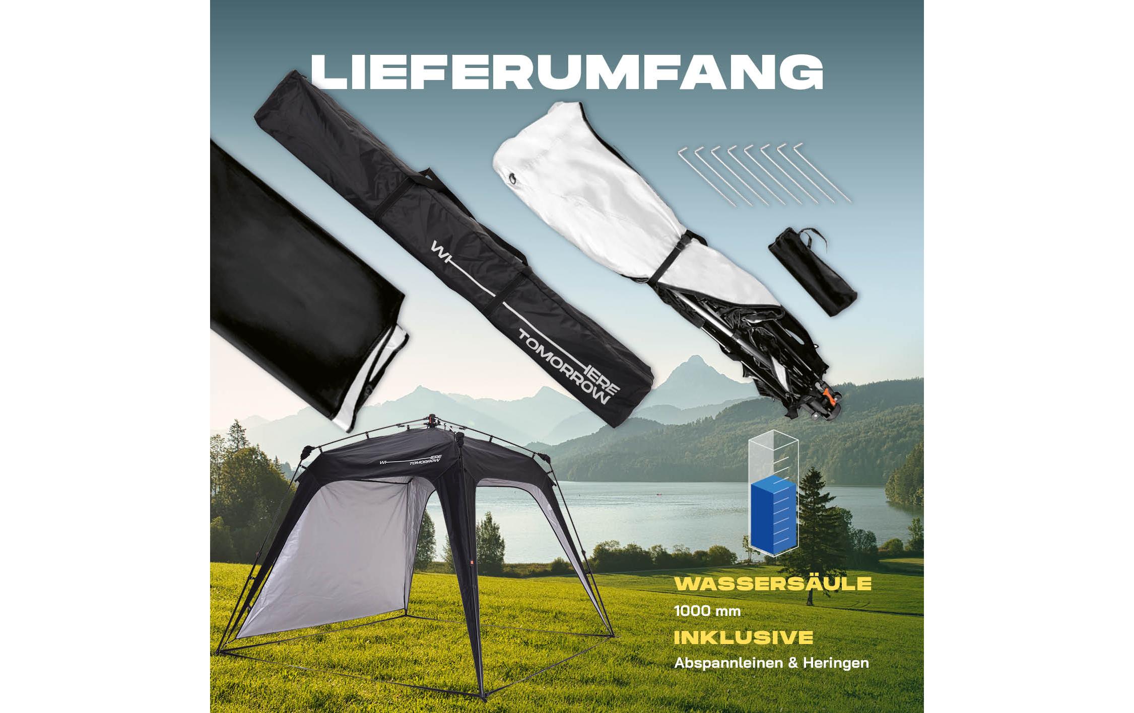 Where tomorrow Pavillon Pop Up - Schwarz